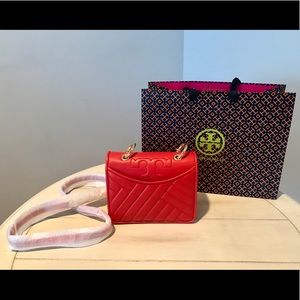 SOLD! Tory Burch Alexa Mini Poppy Orange